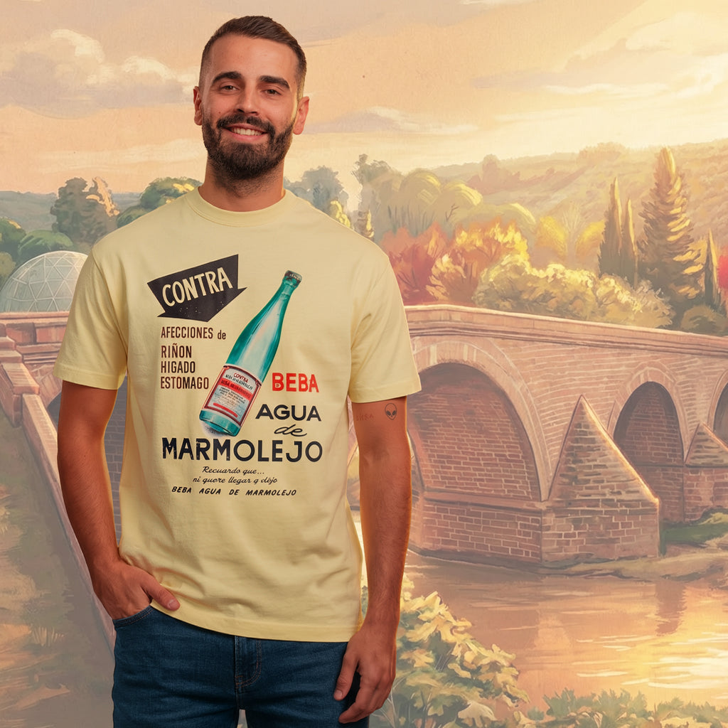 T1E1 Recuerde Que... - Camiseta Oversize Diseño Cartel Vintage Marmolejo - Mutantu Original