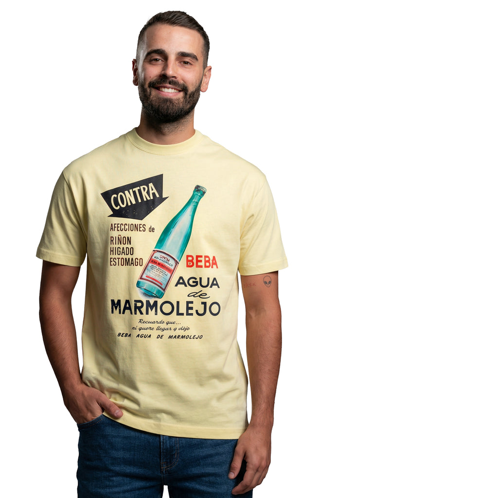 T1E1 Recuerde Que... - Camiseta Oversize Diseño Cartel Vintage Marmolejo - Algodón 100% - Mutantu Original