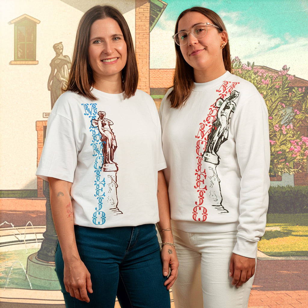 Camiseta y Sudadera T1E05 DIOSA HIGEA - Icono Balneario Marmolejo - Mutantu Original