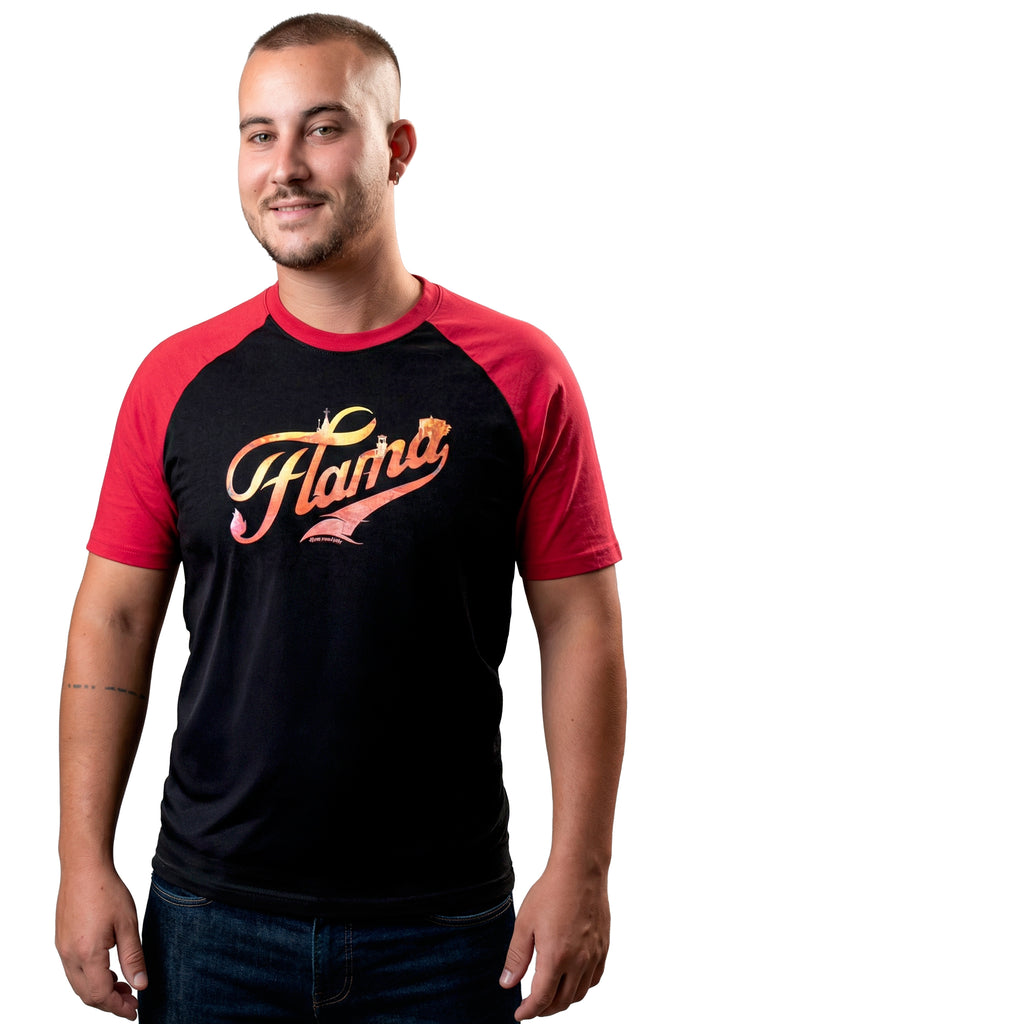T1E07 FLAMA - Camiseta Marmolejo Retro - Algodón 100% - Mutantu Original