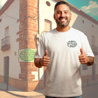 Frontal Camiseta Oversize T1E11 ESQUINA LOS SOLISES - Dicho Típico Marmolejo - Mutantu Original